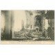 carte postale ancienne 62 HEBUTERNES. L'Eglise intérieur