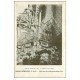 carte postale ancienne 62 HERSIN. Intérieur Maison bombardée