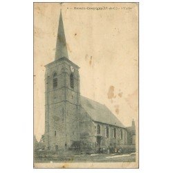 carte postale ancienne 62 HERSIN. L'Eglise 1916