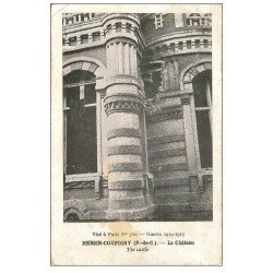 carte postale ancienne 62 HERSIN-COUPIGNY. Le Château 1915