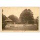 carte postale ancienne 62 HERSIN-COUPIGNY. Le Jardin Public 1936