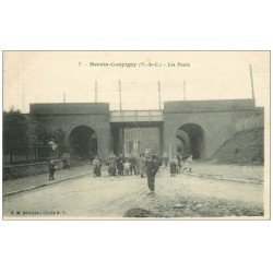 62 HERSIN-COUPIGNY. Les Ponts 1916