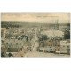 carte postale ancienne 62 HESDIN. Vue générale 1907 Café du Commerce