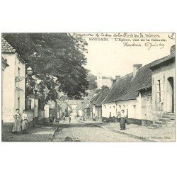 62 HOUDAIN. L'Eglise vue de la Géharie 1909