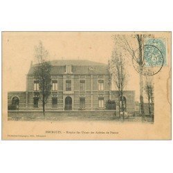 carte postale ancienne 62 ISBERGUES. Hospice Usines Aciéries de France 1906