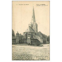 carte postale ancienne 62 LA BUISSIERE. Eglise de Divion 1917