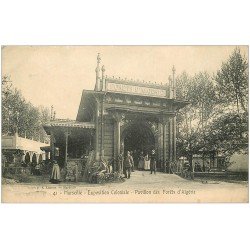 carte postale ancienne 13 MARSEILLE. Pavillon Forêts d'Algérie . Exposition Coloniale