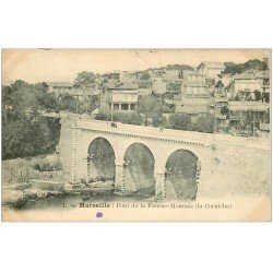 carte postale ancienne 13 MARSEILLE. Pont de la Fausse Monnaie 1904