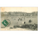 carte postale ancienne 62 LE PORTEL. Plage et Bourg 1908