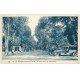 carte postale ancienne 62 LE TOUQUET-PARIS-PLAGE. Le Rond-Point de l'Hermitage voitures anciennes