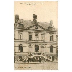 carte postale ancienne 62 LENS. Hôtel de Ville