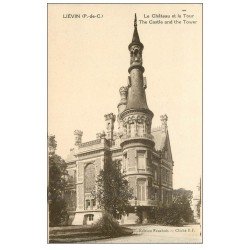 carte postale ancienne 62 LIEVIN. Château et la Tour. Ed Fauchois