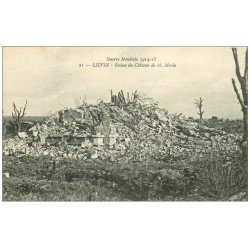 carte postale ancienne 62 LIEVIN. Guerre 1914-18. Château Morin