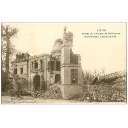 carte postale ancienne 62 LIEVIN. Guerre 1914-18. Château Rollincourt
