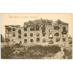 carte postale ancienne 62 LIEVIN. Guerre 1914-18. Les Ecoles