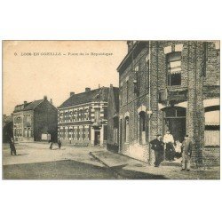 62 LOOS-EN-GOHELLE. Coiffeur Estaminet Place de la République