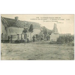 carte postale ancienne 62 MAROEUIL. Quartier de la Gare 1915