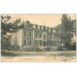 carte postale ancienne 62 MAZINGARBE. Château de Wattebled surécrite