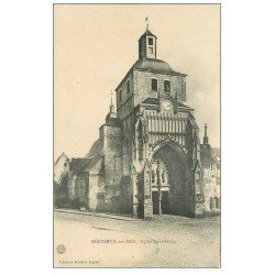 carte postale ancienne 62 MONTREUIL-SUR-MER. Eglise Saint-Saulve