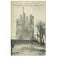 carte postale ancienne 62 MONT-SAINT-ELOI. Les Tours Abbaye avec Soldat