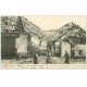 carte postale ancienne 62 NEUVILLE-SAINT-VAAST. Poilus près d'un Maison bombardée