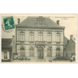 carte postale ancienne 62 NOEUX-LES-MINES. La Mairie 1910