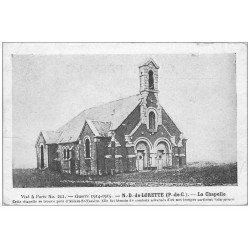 carte postale ancienne 62 NOTRE-DAME-DE-LORETTE. La Chapelle Guerre 1914-18