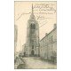 carte postale ancienne 62 PAS-EN-ARTOIS. L'eglise animée 1915