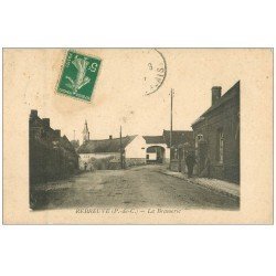 carte postale ancienne 62 REBREUVE. La Brasserie vers 1918