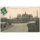 carte postale ancienne 62 SAINT-OMER. Square et Gare 1908