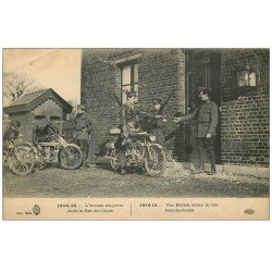 62 SAVY BERLETTE. Motocyclistes Télégraphistes Armée Anglaise 1916