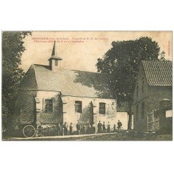 carte postale ancienne 62 SENINGHEM. Chapelle Notre-Dame des Ardents 1910