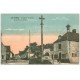 carte postale ancienne 62 SOUCHEZ. La Croix de Grés et Mairie Rue d'Arras 1915