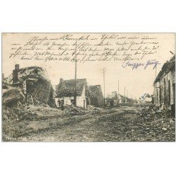 carte postale ancienne 62 THELUS. Soldat dans les ruines