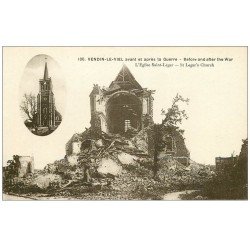 carte postale ancienne 62 VENDIN-LE-VIEL. Eglise Saint-Léger