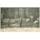 carte postale ancienne 62 VERMELLES. Guerre 1914. Deux Tombes dans les ruines 1915