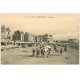 carte postale ancienne 62 WIMEREUX. Plage et Jeu de Croquet