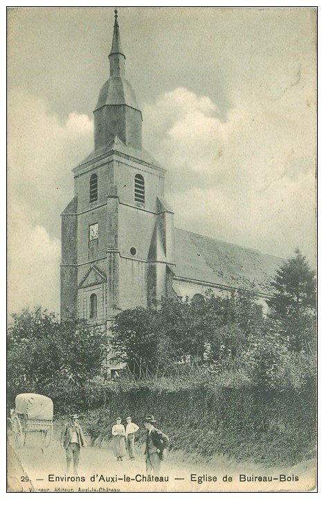 62 Auxi le Château. EGLISE DE BUIREAU-BOIS 1907