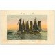 carte postale ancienne Lot 10 Cpa BOULOGNE-SUR-MER 62. Bateaux Pêche, Boulevard Sainte-Beuve, Beffroi...