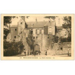 carte postale ancienne BOULOGNE-SUR-MER 62. La Porte Gayole animation