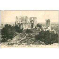 carte postale ancienne 13 MONTMAJOUR ou MONT-MAJOR. Ruines de l'Abbaye