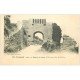 carte postale ancienne 13 SAINT-CHAMAS. Visiteur à la Porte du Fort. Carte pionnière vers 1900 vierge