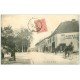 70 GY. Route de Bucey Hôtel du Cheval Noir 1906 et Facteur à vélo