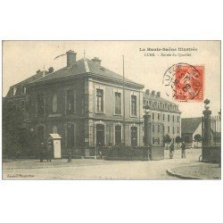 carte postale ancienne 70 LURE. Entrée du Quartier 1909. Carserne Militaires