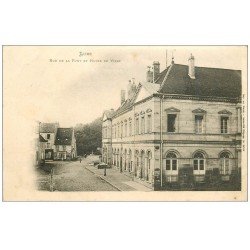 carte postale ancienne 70 LURE. Hôtel de Ville Rue de la Font 1903