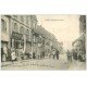 carte postale ancienne 70 LURE. Rue de la Gare 1917. A la Maison Bleue Magasin de cartes postales et Editeur