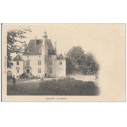 carte postale ancienne 70 MALANS. Le Château vers 1900. Carte déliassée mais intacte...