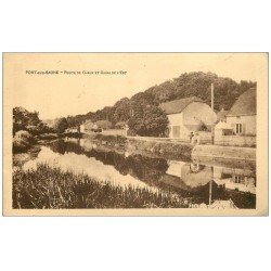 carte postale ancienne 70 PORT-SUR-SAONE. Route de Chaux et Canal de l'Est