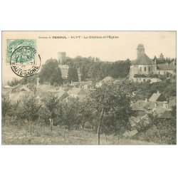 carte postale ancienne 70 RUPT. Château et Eglise 1907