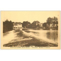 carte postale ancienne 70 SCEY-SUR-SAONE. Déversoir, Moulins et Tannerie